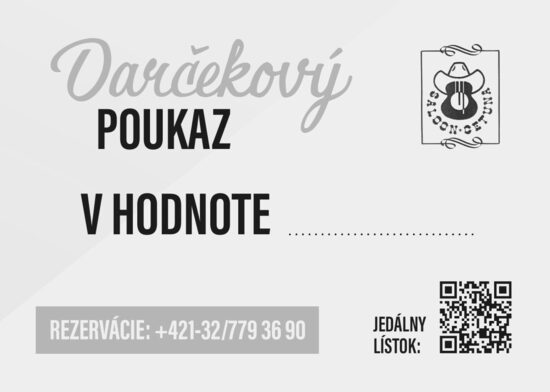 DARČEKOVÝ POUKAZ